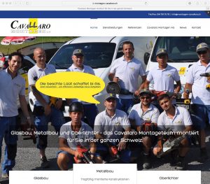 SEO Texte für neue Website von Cavallaro Montagen AG